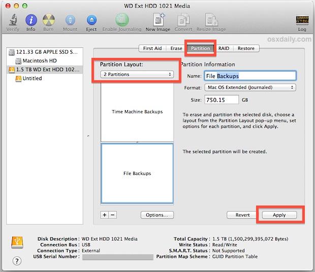 reformat a wd external hard drive for mac